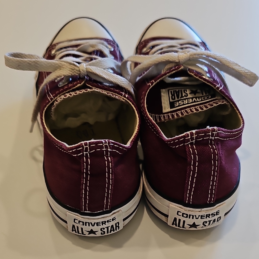 Converse All Stars Burgans Sneakers Shoes Women's Size 9 Men's Size 7 - Picture 4 of 9